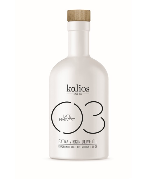 Kalios 03 Olivenöl Extra Vergine – Late Harvest aus reifen Koroneiki-Oliven